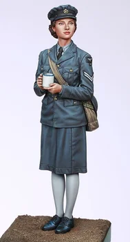 1/35 Obsega Smolo Vojak Slika Model Scene Miniaturni Kip Ameriški Ženski Vojak Diorama Nesestavljeni Unpainted Diy Igrača 2253