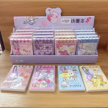 14/28Pcs Sanrio Zvezek Hello Kitty Kuromi Cinnamoroll mini Dnevno Tedensko Rokovnik dnevni red Tedensko Tiskovine Pisarna Šola Supplie