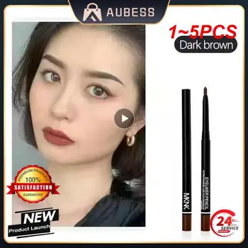 1~5PCS Black Brown Naravnih Eyeliner Svinčnik Make Up Eyeliner Svinčnik Nepremočljiva Dolgotrajno Obrvi Lepoto Pero korejski Kozmetika