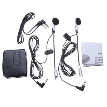 2-stezni Interkom Motocikla Motoristična Čelada Slušalke Komunikacijski Sistem Interfonski Intercomunicador Slušalke Slušalke MP3 Vhod