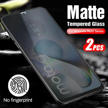 2PCS 9D Motnega, Mat Zaščitno Steklo Za Motorola Moto G54 G84 5G G14 4G G 54 84 Anti-Fingerprint Zaslon Protektorstvo Kritje Film