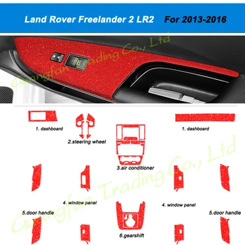 3D/5D Ogljikovih Vlaken Avto Notranjosti sredinski Konzoli, Sprememba Barve Oblikovanje Nalepke, Nalepke Za Land Rover Freelander 2 LR2 2010-2016