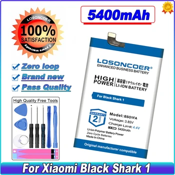 5400mAh BSO1FA Baterija Za Xiaomi Black Shark 1/ Black Shark Dual SIM/ TD-LTE/ SKR-A0 Baterije AWM-A0 BS01FA