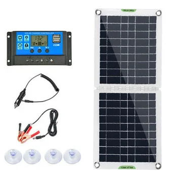 60 w 18V Zložljive Sončne celice, Prenosni Solarni Polnilec za Telefone Tablet Kampiranje Van RV Potovanje