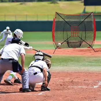 9-mreža Ciljnih Neto Povečanje Baseball Spretnosti z Nastavljivo Stavke Območje Cilj Neto za Pitching Hitting Lov za Baseball