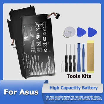 C11P1327 C32-N750 Baterija Za Asus Zenbook MeMo Pad Fonepad VivoBook Taichi 7 21 U305 ME172 UX305L N750 S300 FL5900L S200 U38N