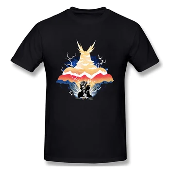 CLOOCL 100% Črna Bombažna Majica s kratkimi rokavi Priljubljenih Anime Moj Junak Univerzami 3D Vse Lahko Harajuku T-Shirt Smešno Hip Hop Vrhovi Padec Ladijskega prometa