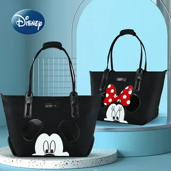 Disney Mickey Izvirno Novo Plenic Vrečko Torbici Luksuzne blagovne Znamke Baby Plenic Vrečko Velike Zmogljivosti Visoke kakovosti, Risanka Moda Dojenček, Torba