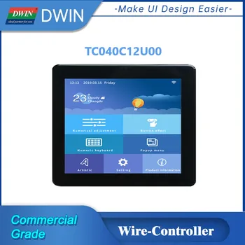 DWIN 4.0 Cm 480*480 Pik Ločljivosti IPS Zaslon Pametnega Doma Stenske HMI IS Žice Krmilnik LCD, občutljiv na Dotik