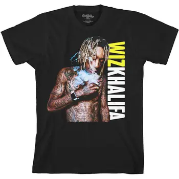 Moške Wiz Khalifa Jopič Slim Fit T-shirt X-Velika Črna