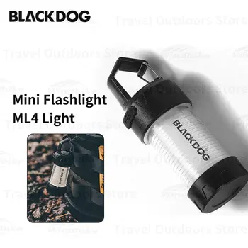 Naturehike-BLACKDOG Mini Prenosna Svetilka ML4 Svetlobe Multi-Funkcionalne Nastavljiv Ribolov Svetlobe Tip-C Polnjenje Design