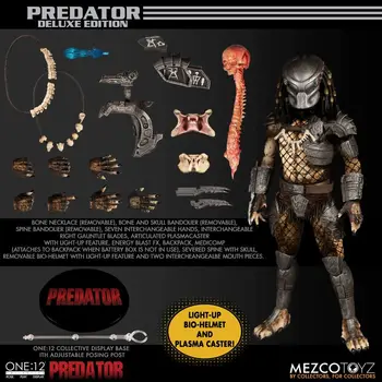 Original Mezco ENO:12 Kolektivne PREDATOR Džungle Lovec Predator 1/12 ki je Na Zalogi, Anime Akcija Zbiranja Številke Modela Igrače
