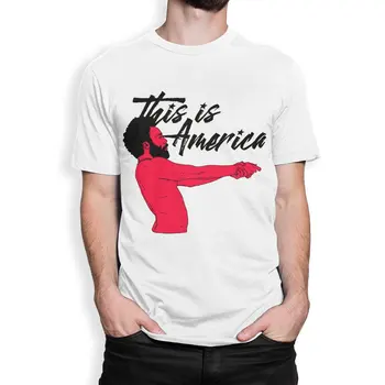 Otročje Gambino To je Amerika T-shirt Donald Glover Majica