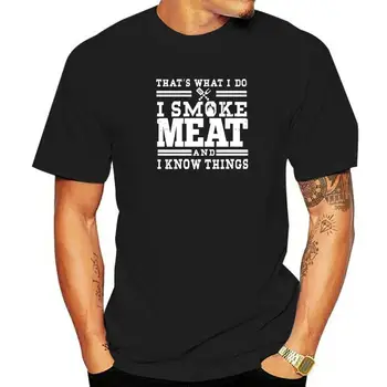 Sem Dim Mesa In Vem, da Stvari Smešno BBQ Kadilec Pitmaster Premium T-Shirt Skupine Vrhovi T Shirt Za Moške Bombaž Top Majice 3D
