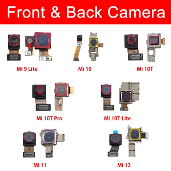 Spredaj Zadaj Modula Kamere Flex Kabel Za Xiaomi Mi 12 11 10T 10 9 Pro Lite Čelnega Majhne Selfie zadnjo Kamero, Zamenjava