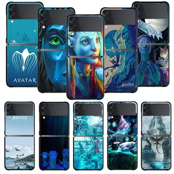 Telefon Primeru Za Samsung Galaxy Ž Flip 4 Ž Flip3 5G Primeru za Galaxy Ž Flip PC Trdo Lupino Fundas Disney Avatar Način Vode Umetnosti