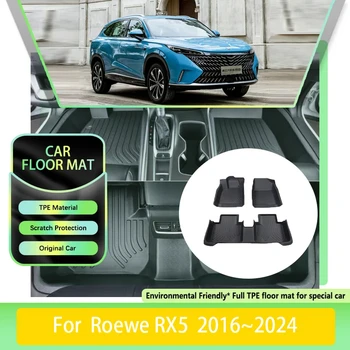 TPE Avto predpražnike Za Roewe RX5 ERX5 2016 2017 2018 2019~2024 Luksuzni Univerzalno Usnje Pad LHD Stopala Preprogo Preprogo Auto Dodatki
