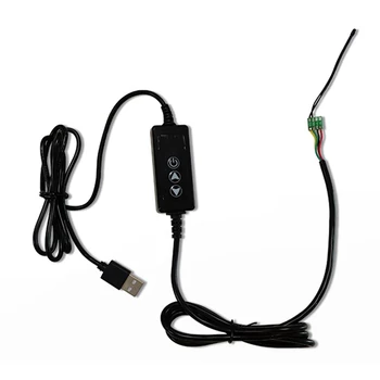 Trgovina na drobno Nova USB Mini Termostat Stikalo za LED Digitalni Nadzor Temperature Krmilnik Termometer Thermoregulator DC 5-24V 12V