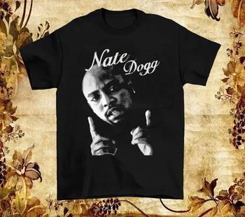 Vintage Nate Dogg Hip Hop Darilo Za Ljubitelje Črnega Unisex Vse Velikosti T-Shirt FAQ177