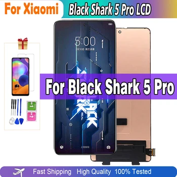 Visoka kakovost AMOLED Original Za Xiaomi Black Shark 5 Pro LCD SHARK KTUS-A0 Zaslonu Zaslon na Dotik Za BlackShark 5 Pro LCD Popravila