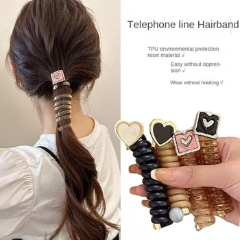 Visoko Elastična Telefonsko Linijo za Lase Band Čarobno Lase Vrv Ustvarjalne Lase Tkanje Artefakt, Trajno Elastično gumico Ženske