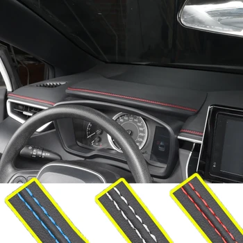 Vrata avtomobila nadzorni Plošči Usnje Dekorativne Linije Nalepke za Ford Focus 2 3 4 MK2 MK3 MK4 2009 Do leta 2017