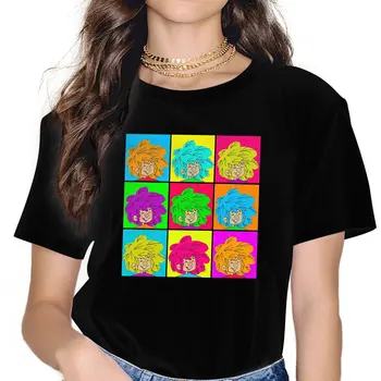 Warhol zgleduje ikona Pumuckl ženska Majica s kratkimi rokavi Pumuckl Ustvarjalne Tee Majica Kratek Rokav, Posadke Vratu T-Majice Ideja za Darilo Vrhovi