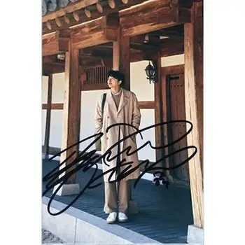 Yoo Gong Podpis Foto Roko Podpisana Fotografija Navijači Zbirka Darilo