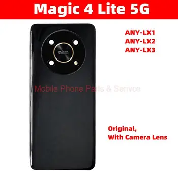 Za Čast Magic4 Lite 5G Original Zadnji Pokrov Ohišja Primeru Zadaj Baterije, Ohišje Vrata Z Objektivom Fotoaparata Čarobno 4 Lite rezervnih Delov