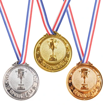 Zlato Srebro Bron Dodelitev Dobitnik Nagrado Nogomet Konkurence Nagrade Nagrado, Medaljo za Spominek Darilo Šport na Prostem Otroci Igrače