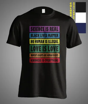 Znanost Je Pravi Black Življenja Važno, Prijaznost Je Vse, Kar Enakosti Darilo T-Shirt
